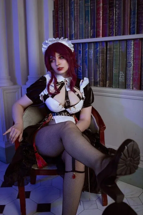 Без цензуры Обнаженное тело модели morticia_cos (Mia_green_tea)