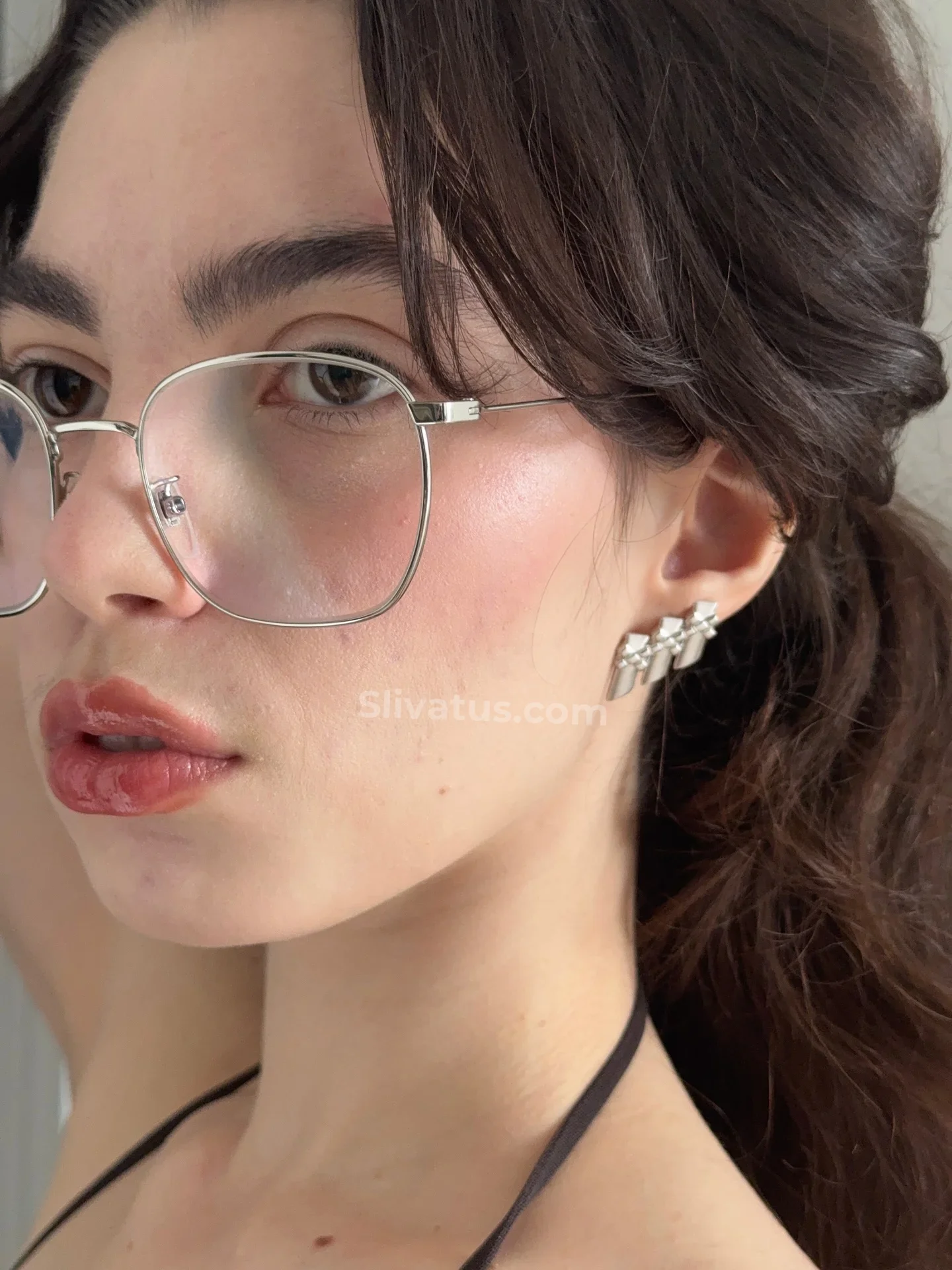 Русской Приватное фото блогерши CurlyBlossom