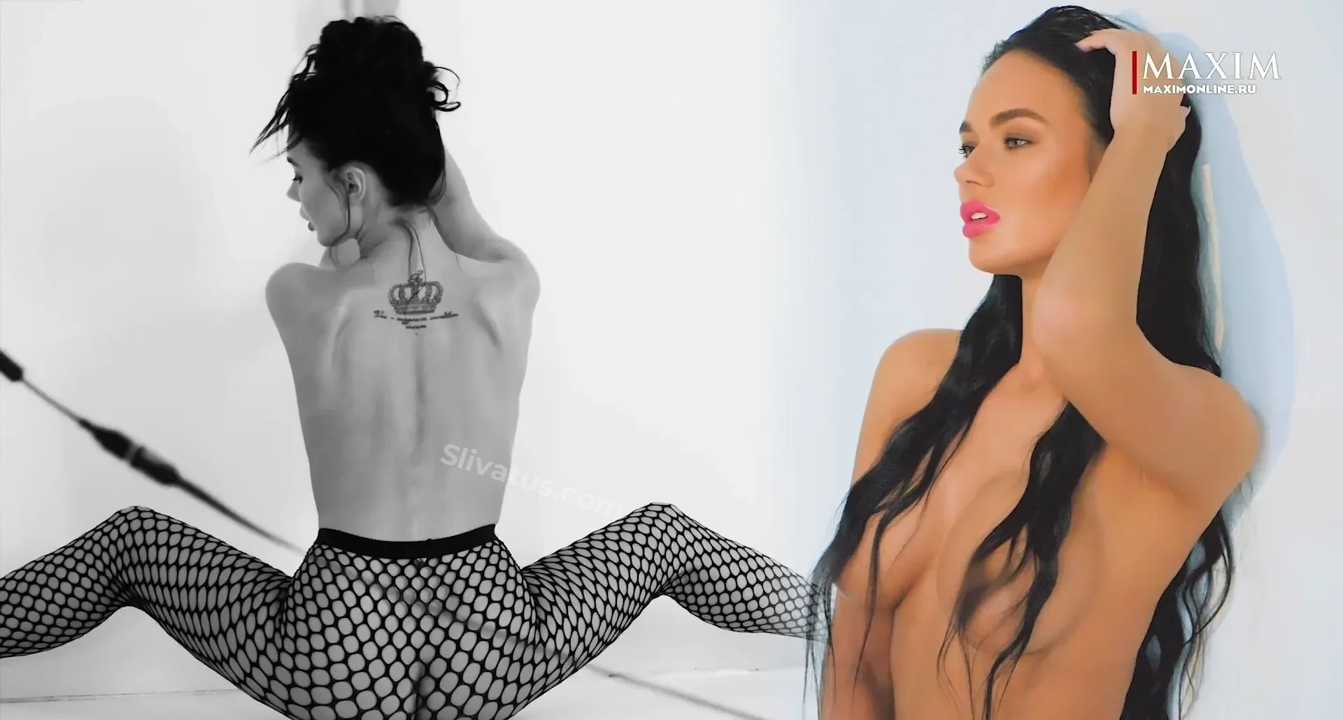 Эксклюзивный Обнаженное тело блогерши Яна Кошкина