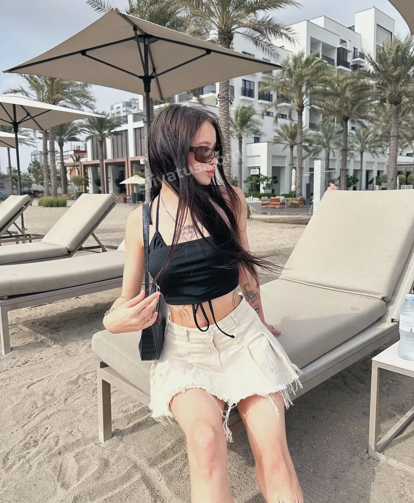 Свежий HD фото слива тиктокерши Лейла (leilamiers)