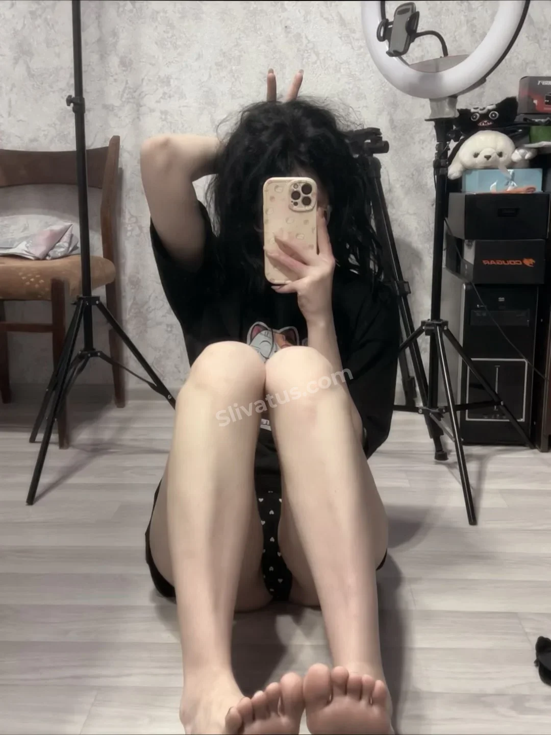 Свежий Слив фото тиктокерши woozixx