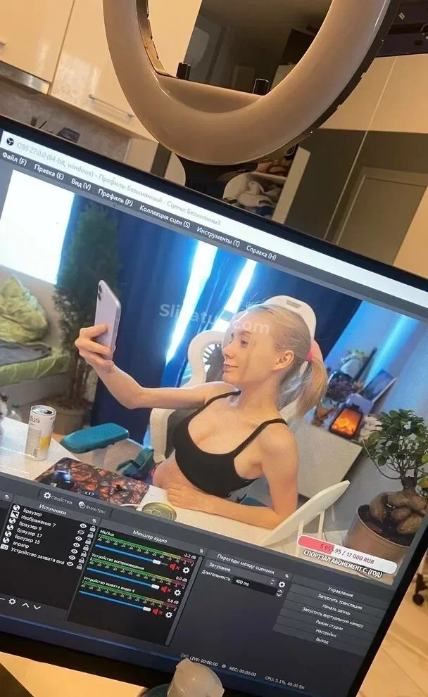 Telegram Фасолька (fasoollka) - голая блогерша слив